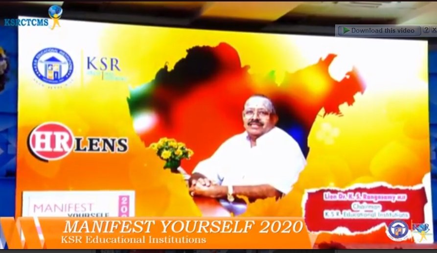 KSREI - MANIFEST YOURSELF 2020